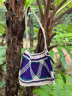 Purple & Turquoise Mountain Bilum
