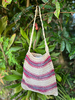 Pink & Purple Stripe Bilum