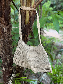 Natural Triple-Weave Bilum