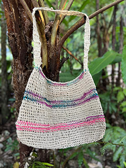 Pink, Purple & Green Stripe Bilum
